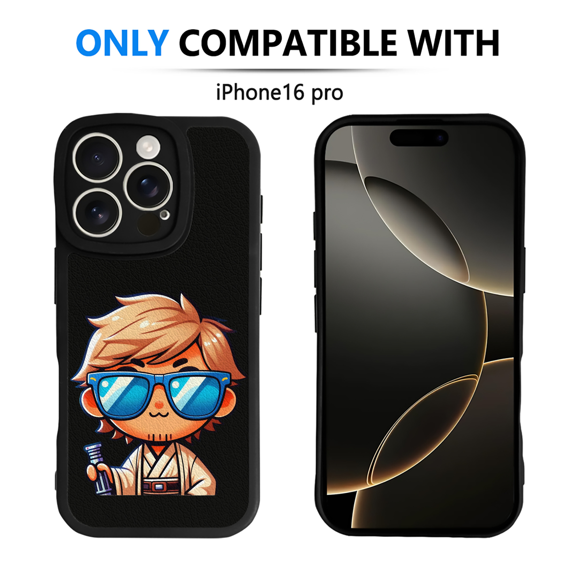 （画像用） スター・ウォーズ Star Wars 【iPhone 16シリーズ対応】シリコンスマホケース（レザー調） 材質：シリコン